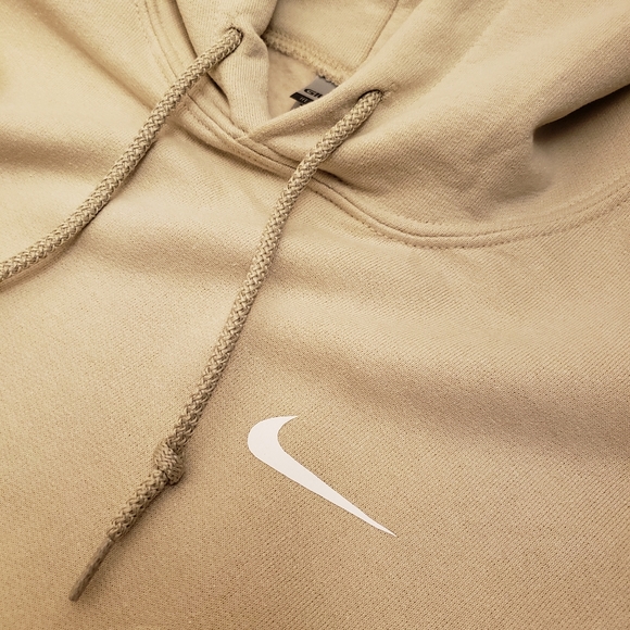 Beige Swoosh Hoodie - Picture 2 of 4